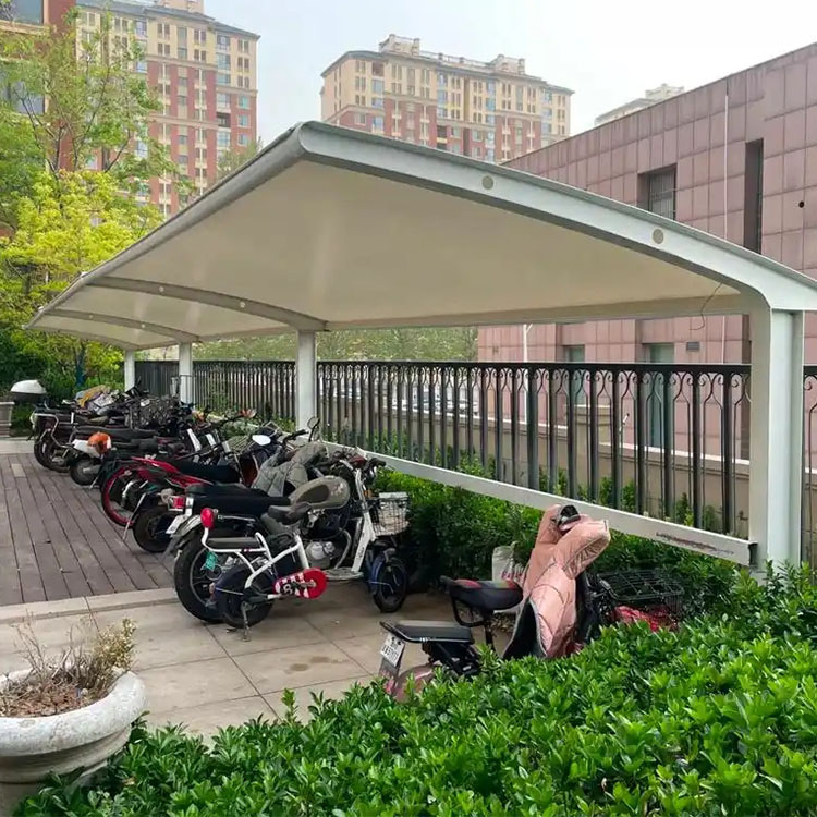 新泰市膜结构电动车棚